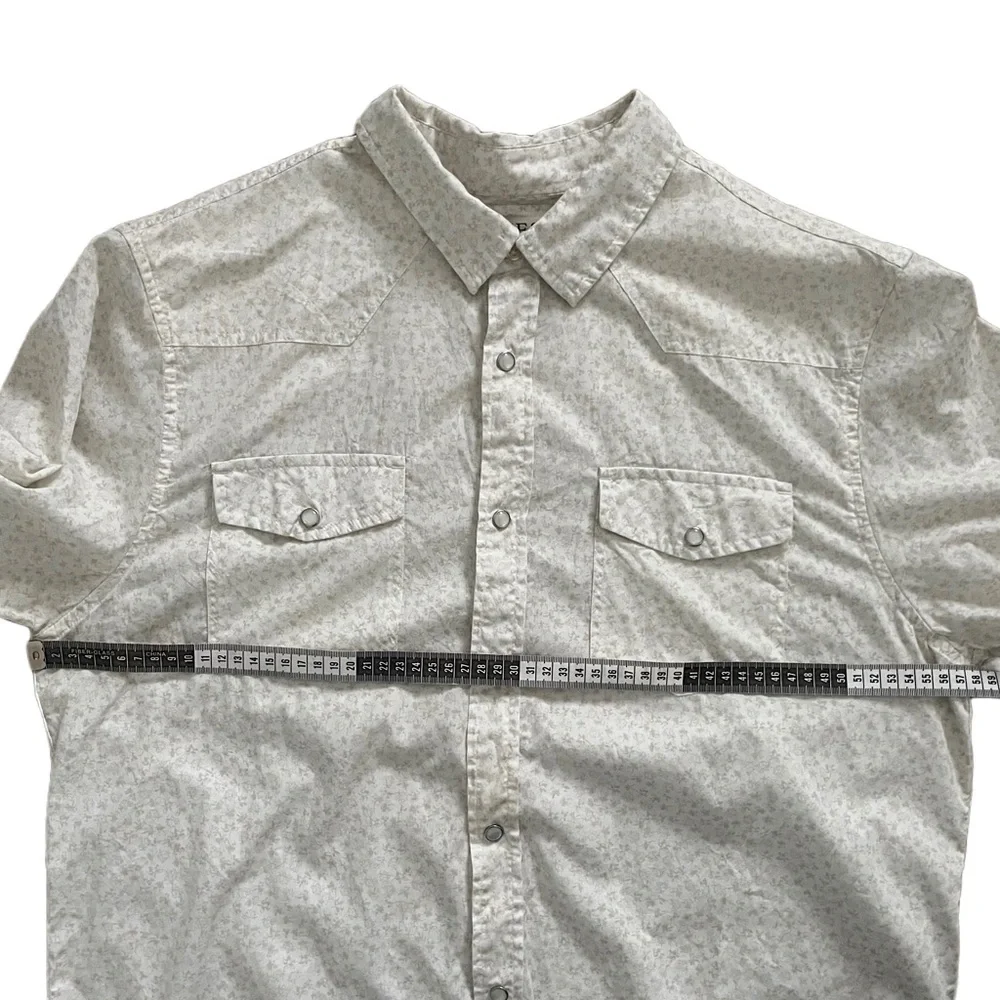 Vtg Guess Pearl Snap Long Sleeve Floral 100% Cotton Button Up Shirt Size XL - Picture 15 of 16